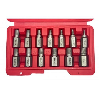 Экстракторы для шпилек 1/8"-1/2", набор 13пр., 42CrMo (HD-05891) H-D