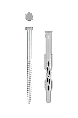 Дюбель фасадный, нейлон/цинк ФД-П 10х120мм, 50 шт (301475-120) ЗУБР