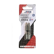 Биты крестообразные PZ1х25мм 1/4" S2 (4шт) (HD-77881) H-D