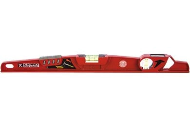 Уровень строительный Shark 50см, (0,5мм/м, 2 колбы), быт., (920-10-50) KAPRO