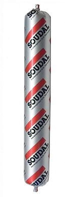 Клей-герметик полиуретановый Soudaflex 40FC 600 мл серый колбаса (112569) SOUDAL