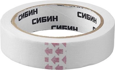 Лента малярная бумажная 25мм/25м, крепированная (12111-25_z01) СИБИН