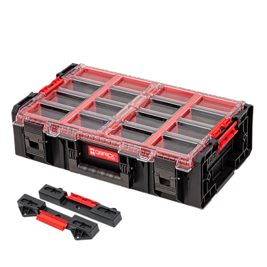Ящик для инструментов QBRICK System ONE Organizer 2XL 2.0 + 2 Connect Adapters (черный)