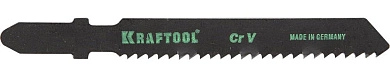 Пилка лобзиковая T 119 B, по дереву, CrV сталь, шаг 2мм, 55мм, EU-хвост., 2шт. (159535-2) KRAFTOOL