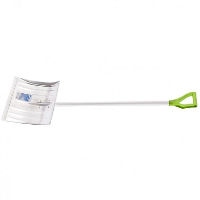 Лопата снеговая алюминиевая, 470*350*1370мм, стальной черенок (61624) СИБРТЕХ