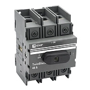 Рубильник c рукояткой управления для прямой установки TwinBlock 3P (40А 380В IP30) tb-40-3p-f EKF