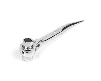 Ключ коликовый торцевой трещоточный 12х14мм, хром (121324) HORTZ