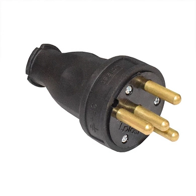 Вилка переносная (380В 25А 3Р+Е IP44 3х25) 3104.301.0300