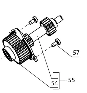 Вал-шестерня ( 21.129 ) Collomix