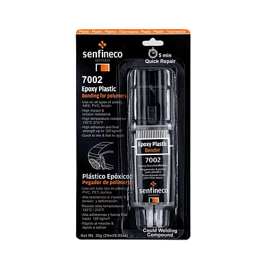 Автогерметик силиконовый черный, 100г (9930) SENFINECO