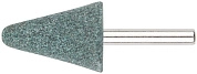 Шарошка абразивная (по камню, мрамору, кафелю), хвост. 6мм, конус с закругл. 25х35мм (F_36981) FIT