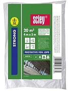 Пленка укрывочная малярная, вторичная 4х5м, 40 мкм, LDPE (0414-400405) HARDY