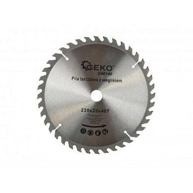 Диск пильный 230х22х40T по дереву (G00140) GEKO