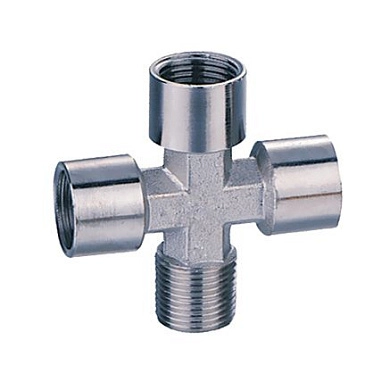 Переходник X-образный 1/4 " F -> 1/4" F -> 1/4 " F -> 1/4" M (180370 B) FUBAG