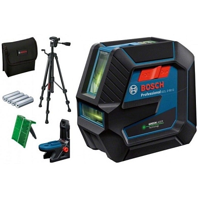 Нивелир лазерный линейный GCL 2-50 G + BT 150 (0 601 066 M01) BOSCH