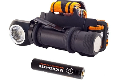 Фонарь светодиодный налобный LH-500 ACCU ENOT (Cree XP-G3 500 Лм 120м Li-lon 2600мАч) ЯРКИЙ ЛУЧ