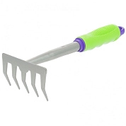 Грабли 5-зубые, 115х275 мм, стальные, пластиковая рукоятка (63003) PALISAD