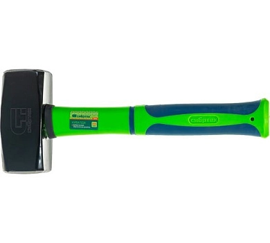 Кувалда 1500 г, фибергласовая обрезиненная рукоятка (10916) СИБРТЕХ