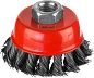 Щетка чашечная (коса) d=80мм/М14 (35104-080) MIRAX фото2