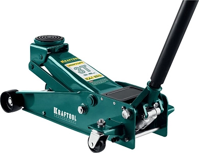 Домкрат гидравлический подкатной, 3т., 133-465 мм, "Kraft-Lift" (43450-3) KRAFTOOL