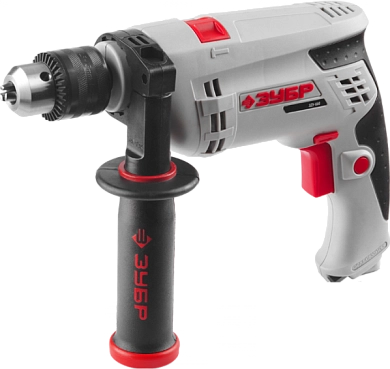Дрель ударная ЗДУ-680 ЭРМ2 (680 Вт, до 13 мм в бет., 1 скор., патрон ЗВП, кор.) ЗУБР