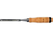 Стамеска полукруглая 10мм, дерев. ручка (YT-62821) YATO