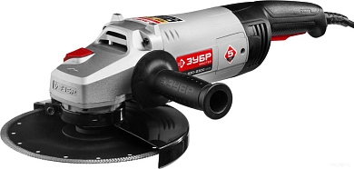 Угловая шлифмашина УШМ-230-2300 ПМ3 (2300 Вт, круг 230х22 мм, пл. пуск, кор.) ЗУБР