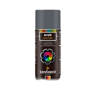 Грунт-спрей акриловый серый матовый 400мл Primer Acrylic matt grey (5002) SENFINECO