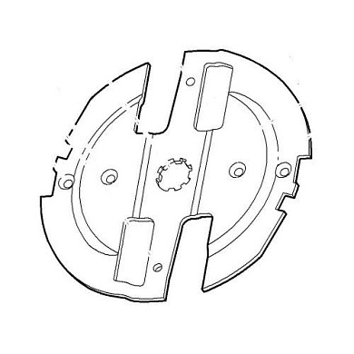 Режущий диск GHE GE355 375 6011 702 1100 Stihl