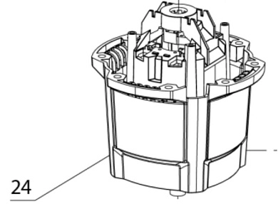 Корпус двигателя ( 21.077 ) Collomix