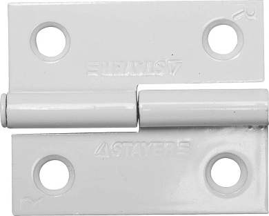 Петля дверная "MASTER" разъемная, цвет белый, правая, 50мм (37613-50-2R) STAYER