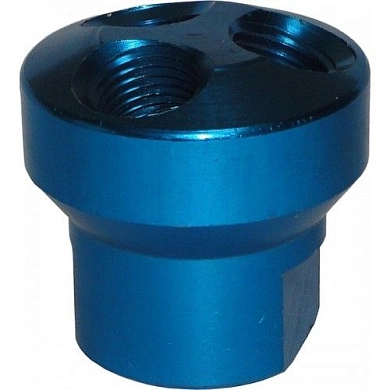 Переходник 1/4" внутренняя резьба на 2 отверстия (HD-1454) H-D