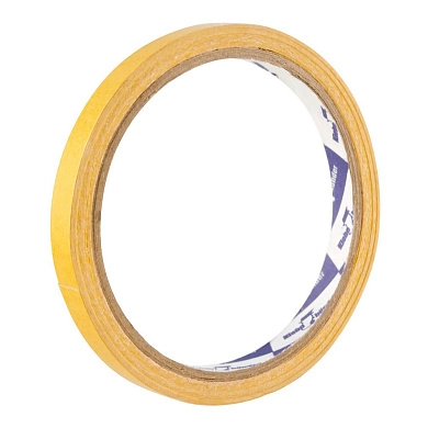 Лента полипропиленовая 9мм/10м, PP, двусторонняя (21185) Klebebander