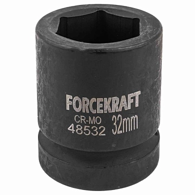 Головка ударн. 1" 32мм 6гр. (FK-48532) FORCEKRAFT