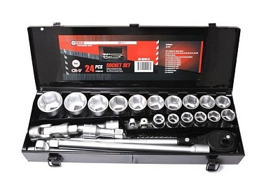 Набор инструментов 24пр. 3/4'' (6гр.)(17-50мм), в кейсе (FK-6241-5) FORCEKRAFT