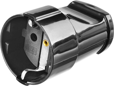 Розетка MAXElectro электрическая, 16А/220В, с заземлением, черная, (55180-B) STAYER