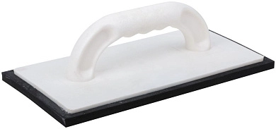 Терка пластмассовая с резиновой накладкой 10мм, 140х280мм (F_05300) FIT