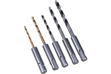 Набор сверл к перфоратору SDS-Plus по дереву 4, 5, 6 мм и металлу HSS-TIN 3, 4 мм (B-57532) MAKITA