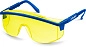 Очки защитные,открытого типа, жёлтые, стекло увеличен размера, ПРОТОН Профессионал (110482) ЗУБР фото2