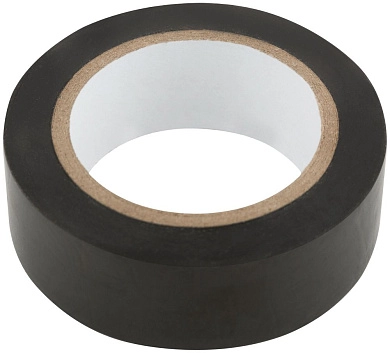Изолента ПВХ, 19мм/10м, черная, самозатухающая (F_11002) FIT