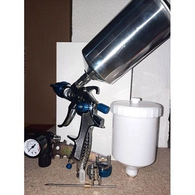 Краскопульт HVLP  1,4 и 1,7мм с принадлежностями (9пр.)(ATK-29) H-D