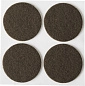 Накладки STAYER "COMFORT" на мебельные ножки, самоклеящиеся, фетровые, коричневые, круглые  40910-35 фото2