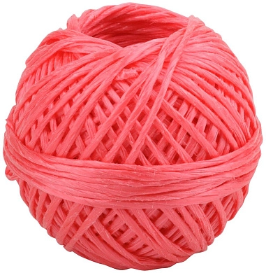 Шпагат полипропиленовый 1000 текс, 50 м красный (F_68165) КУРС