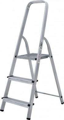 Лестница-стремянка алюм., серия NV1110 (3 ступ. 60/1257 см, 2.9 кг) (1110103) Новая высота