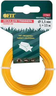 Леска для садовых триммеров "Звездочка" 1,5 мм х 15 м (F_77965) FIT