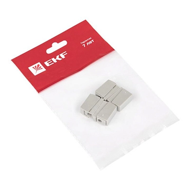 Клемма монтажная СМК 224-111 (400В 24А 1 гнезда 1,0-2,5мм2 белый) 4шт./уп plc-smk-111r EKF PROxima