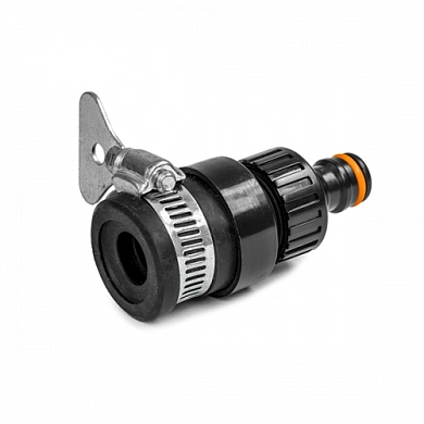 Адаптер внешний с хомутом 22-24мм. BLACK LINE (ECO-4128) BRADAS