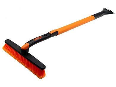 Щетка-сметка для снега телескопическая со скребком (74104) AMIGO
