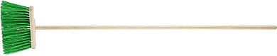 Щетка-метла с рукояткой, жесткая пластиковая щетина "EURO" (39270) GRINDA