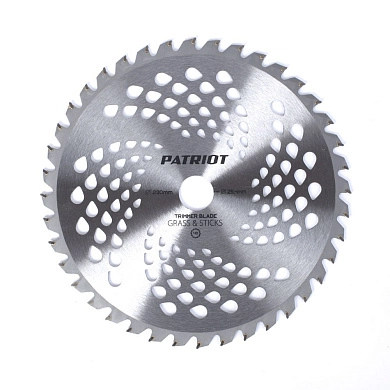 Нож для триммера TBS-40 Promo (Ø 230x25.4х1,3мм, 40 лопастей) PATRIOT